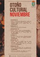 cartel OTOÑO CULTURAL NOVIEMBRE